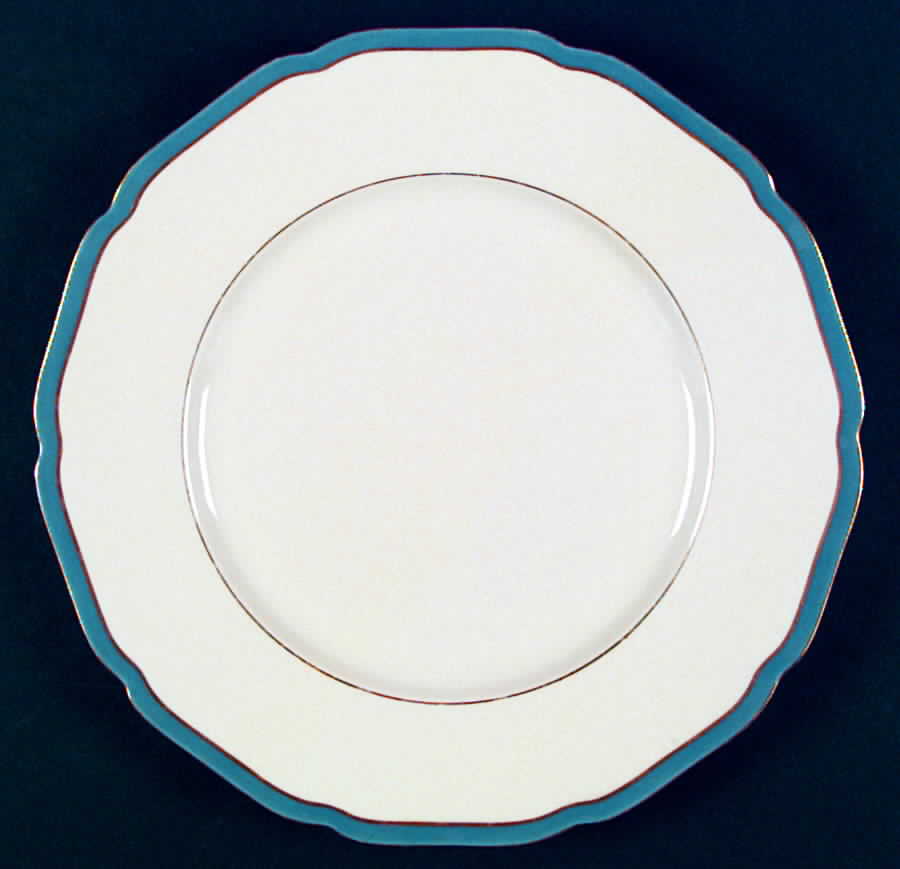 Mediterranean Blue Dinner Plate by Royal York (Germany)-1