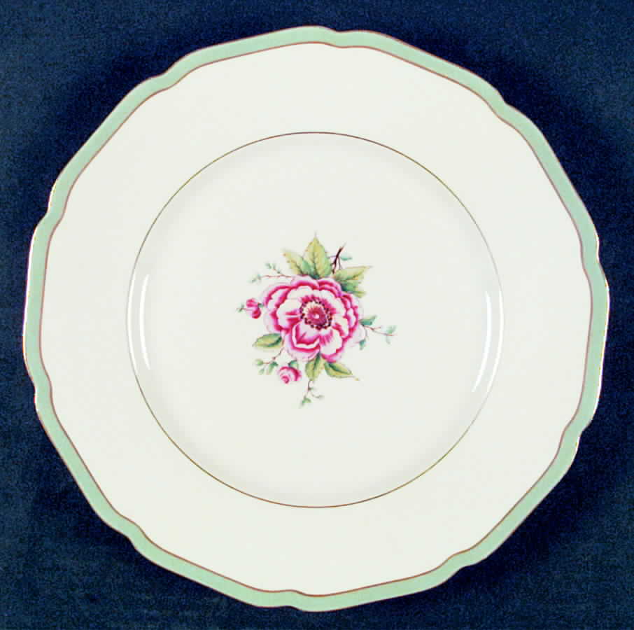 Morning Rose Dinner Plate by Royal York (Germany)-1