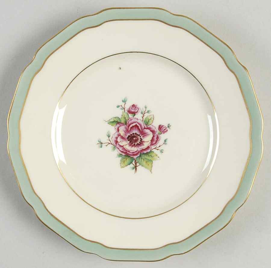 Morning Rose Bread & Butter Plate by Royal York (Germany)-1