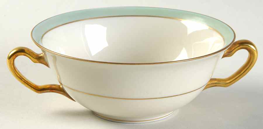Morning Rose Flat Cream Soup Bowl by Royal York (Germany)-1