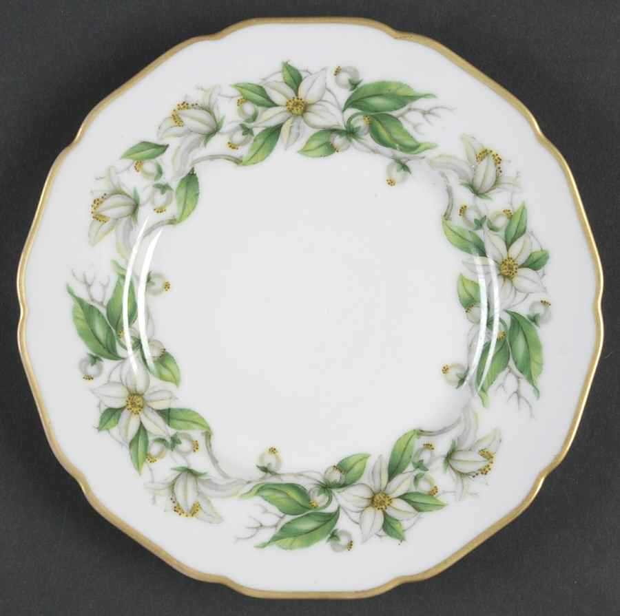 Orange Blossom Bread & Butter Plate by Royal York (Germany)-1