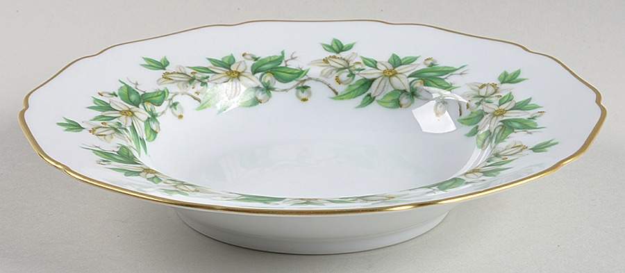 Orange Blossom Rim Soup Bowl by Royal York (Germany)-1