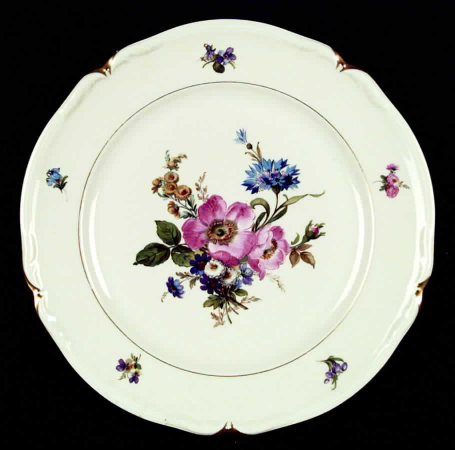 Patricia Cream Dinner Plate by Royal York (Germany)-1
