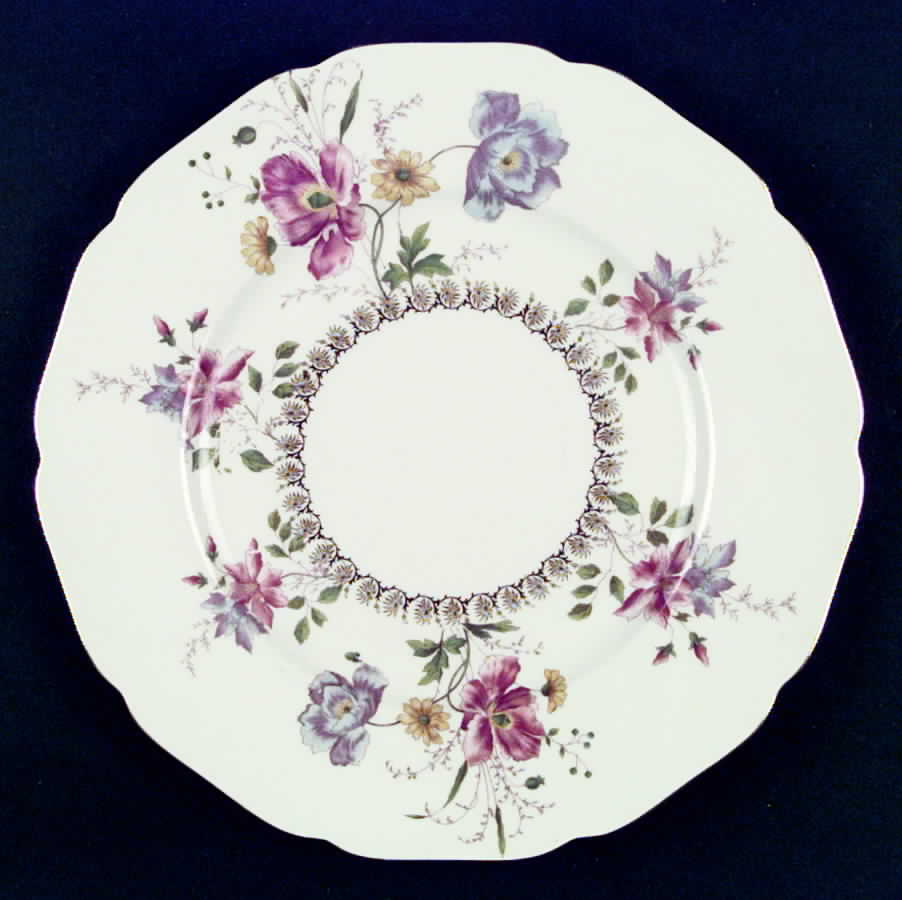 Poppy Dinner Plate by Royal York (Germany)-1