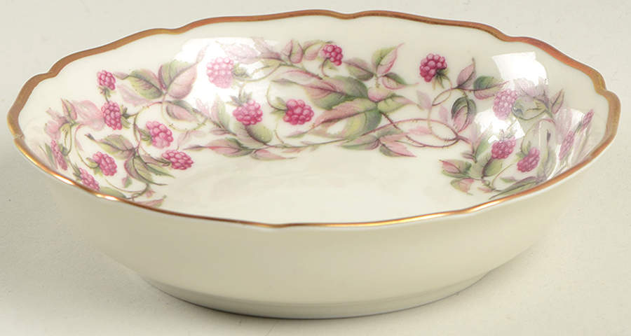 Red Raspberry Fruit/Dessert (Sauce) Bowl by Royal York (Germany)-1