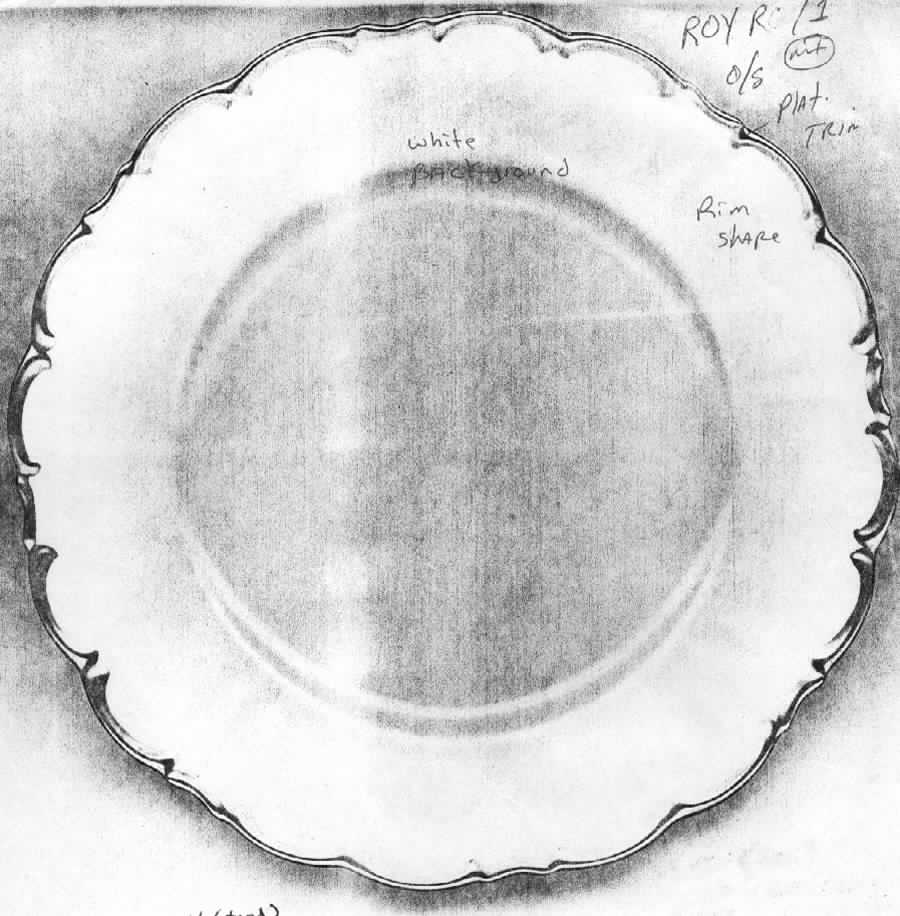 ROY1 Dinner Plate by Royal York (Germany)-1