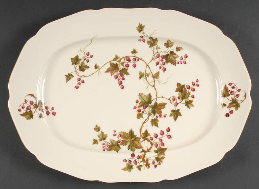 Summer Vine 15" Oval Serving Platter by Royal York (Germany)-1