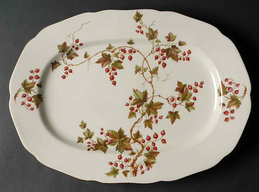 Summer Vine 14" Oval Serving Platter by Royal York (Germany)-1