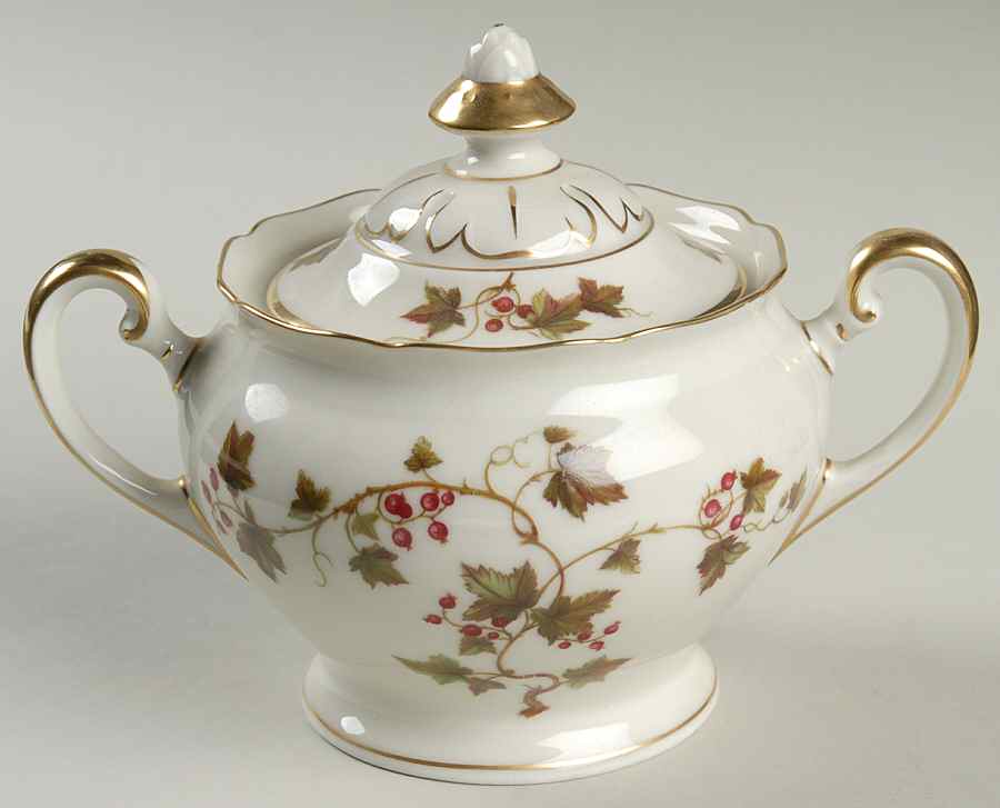 Summer Vine Sugar Bowl & Lid by Royal York (Germany)-1