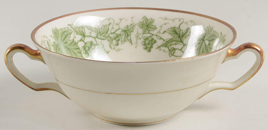 Wine Flat Cream Soup Bowl by Royal York (Germany)-1