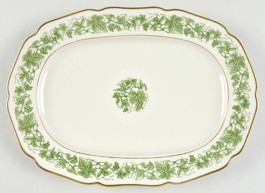Wine 12" Oval Serving Platter by Royal York (Germany)-1