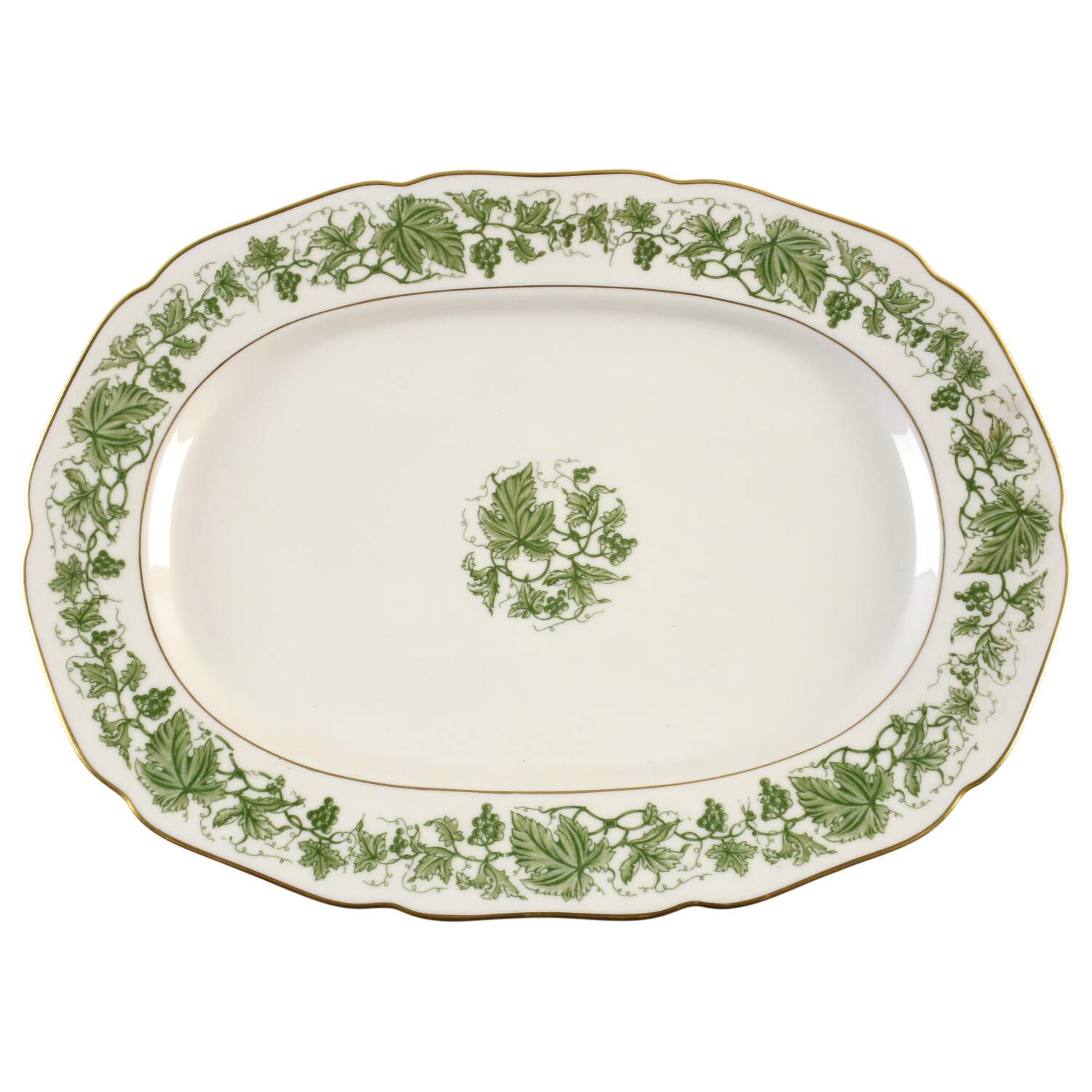 Wine 14" Oval Serving Platter by Royal York (Germany)-1