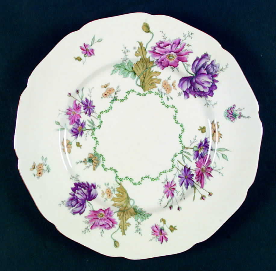 Wild Rose Dinner Plate by Royal York (Germany)-1