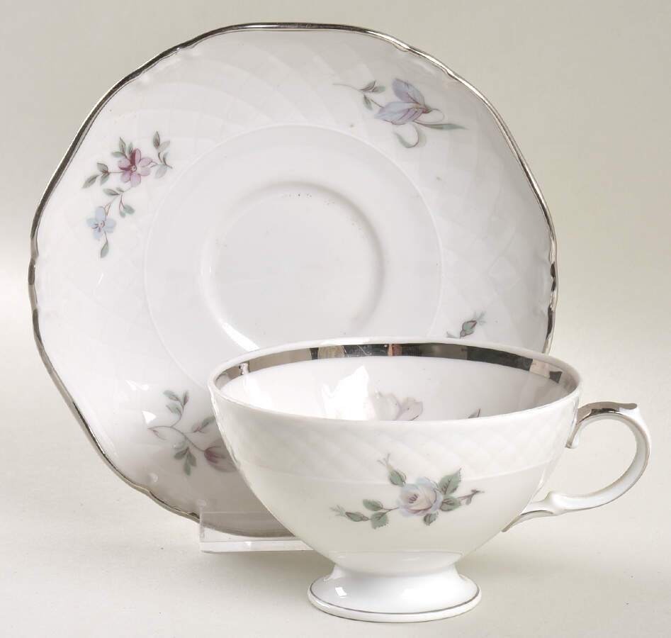 1319 Footed Cup & Saucer Set by Royal Princess-1