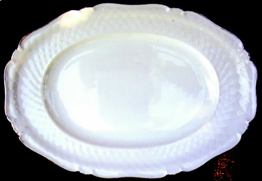 Royal Platinum 14" Oval Serving Platter by Royal Princess-1