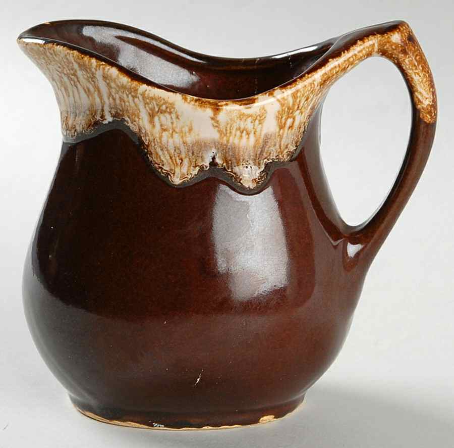 Brown Drip Creamer by Robinson - Ransbottom-1