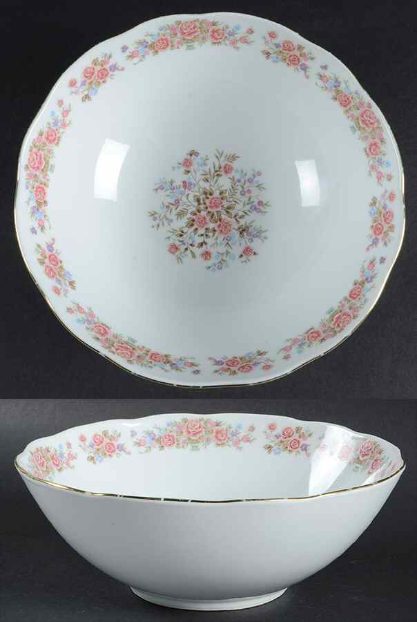 RSA1 (Scalloped) 8" Round Vegetable Bowl by Red Sea-1