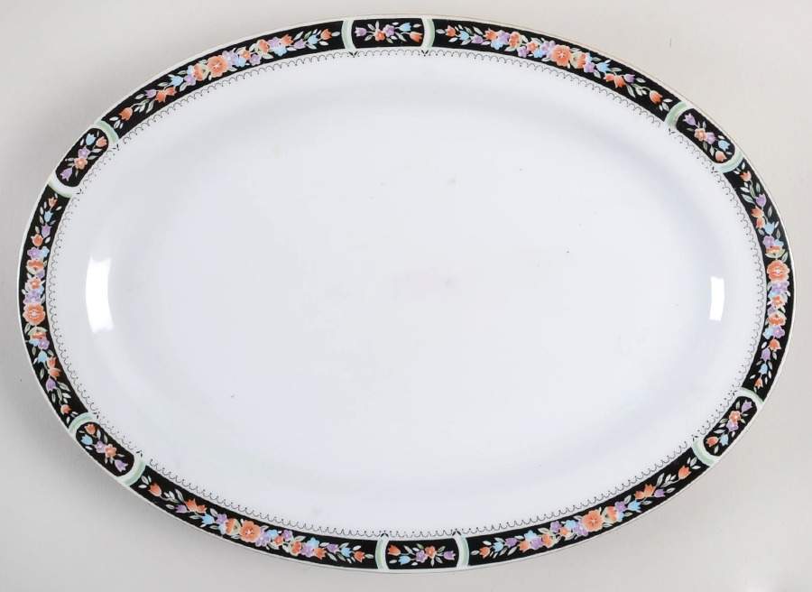 Anna 14" Oval Serving Platter by Red Sea-1