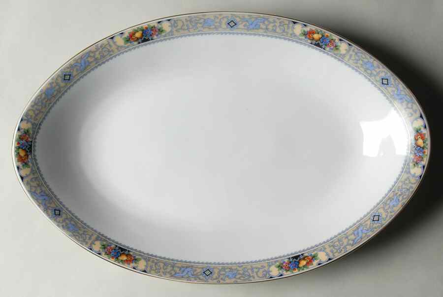 Ascot 15" Oval Serving Platter by Royal Schwarzburg-1