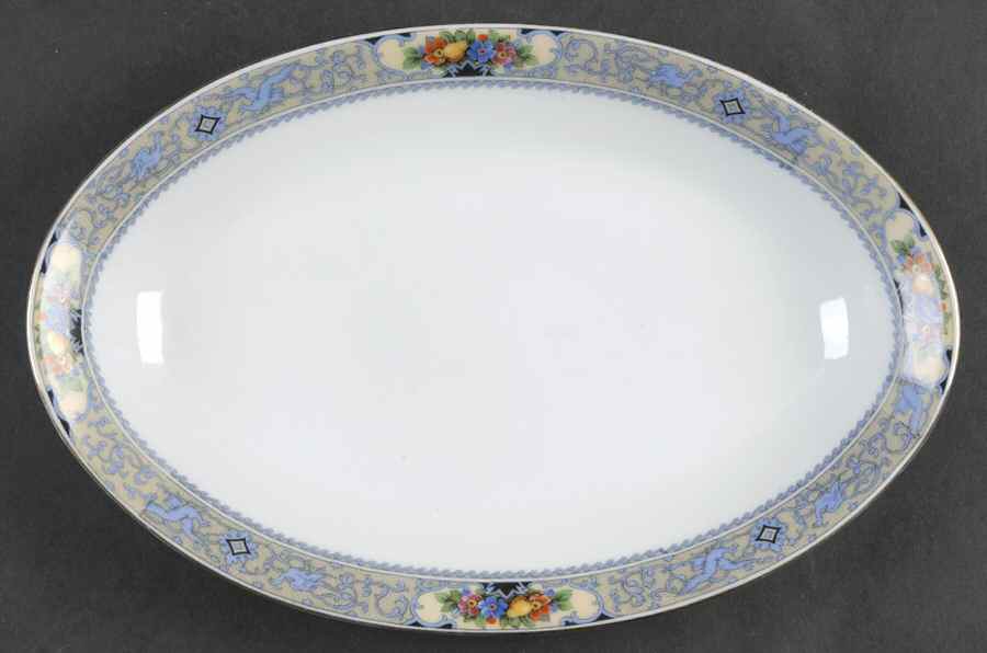 Ascot 11" Oval Serving Platter by Royal Schwarzburg-1