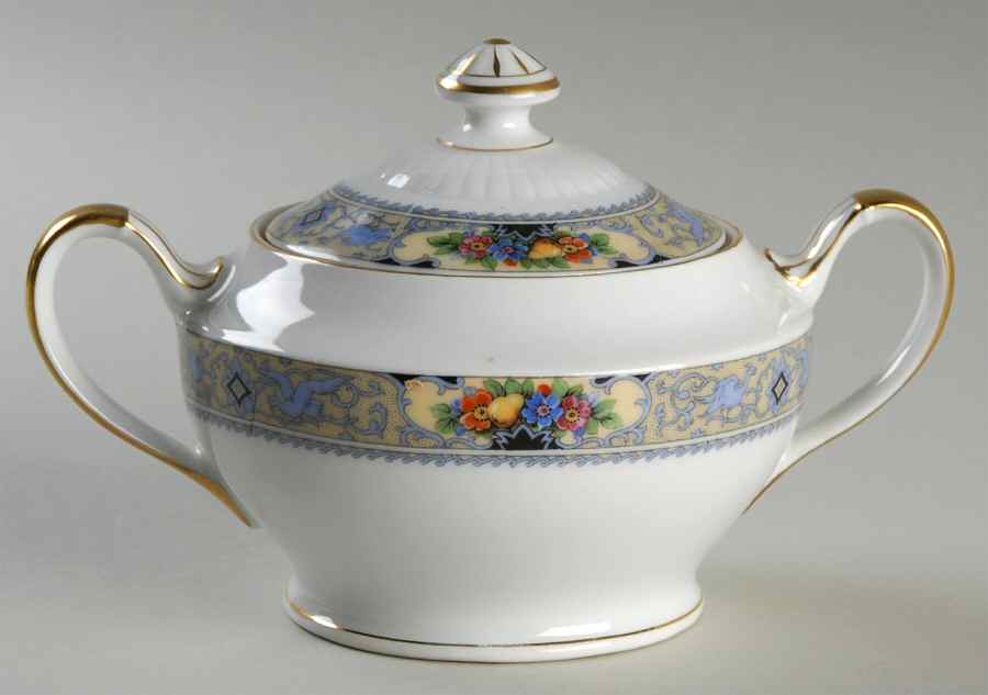 Ascot Sugar Bowl & Lid by Royal Schwarzburg-1