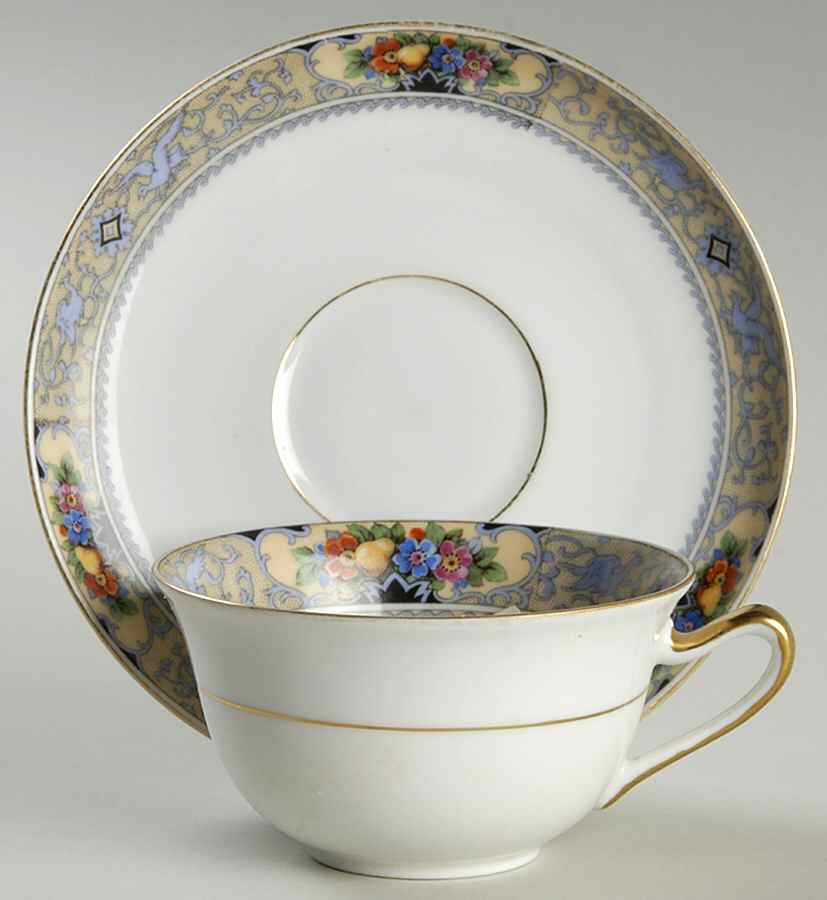 Ascot Flat Cup & Saucer Set by Royal Schwarzburg-1