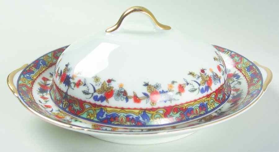 Cobwebs Round Covered Butter by Royal Schwarzburg-1