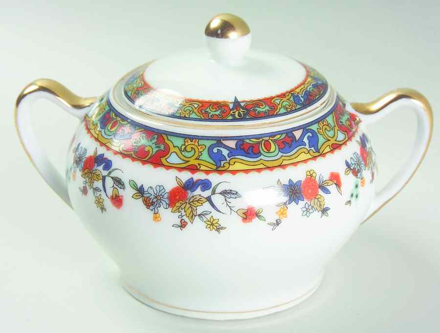 Cobwebs Sugar Bowl & Lid by Royal Schwarzburg-1