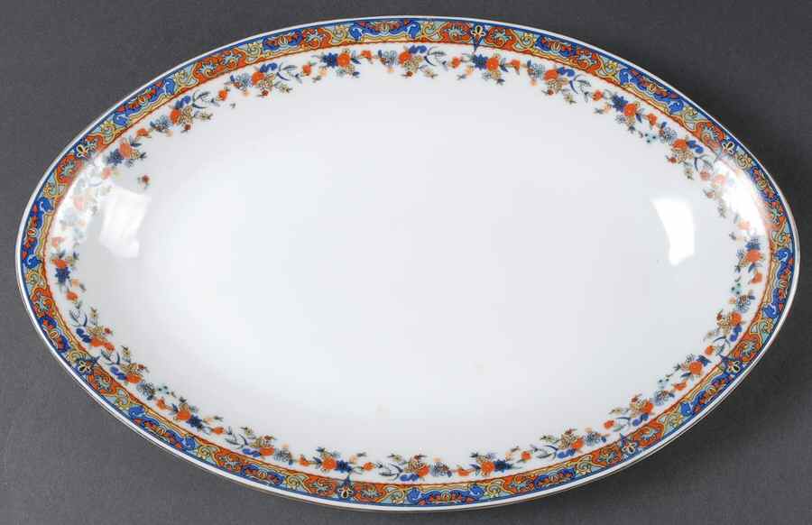 Cobwebs 15" Oval Serving Platter by Royal Schwarzburg-1