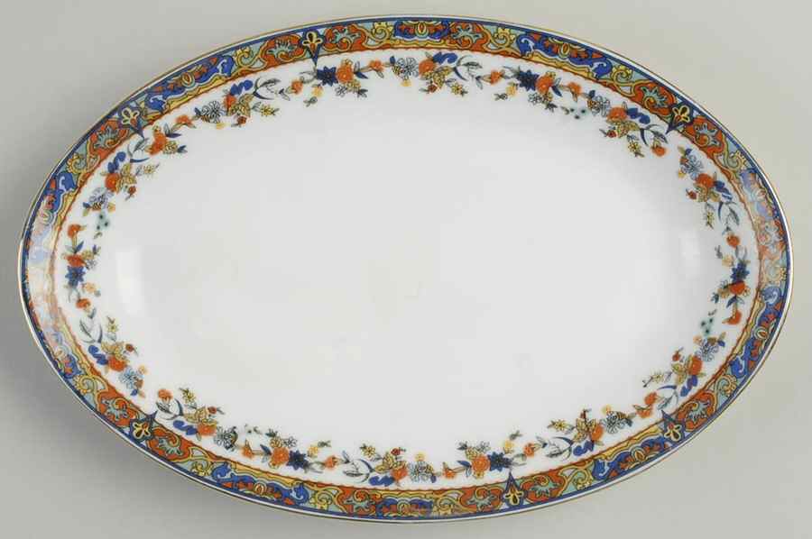 Cobwebs 11" Oval Serving Platter by Royal Schwarzburg-1