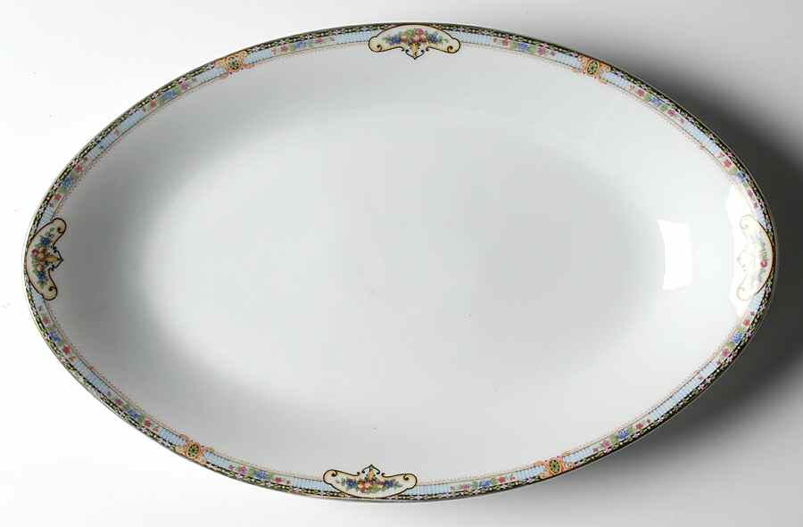 Hope 14" Oval Serving Platter by Royal Schwarzburg-1