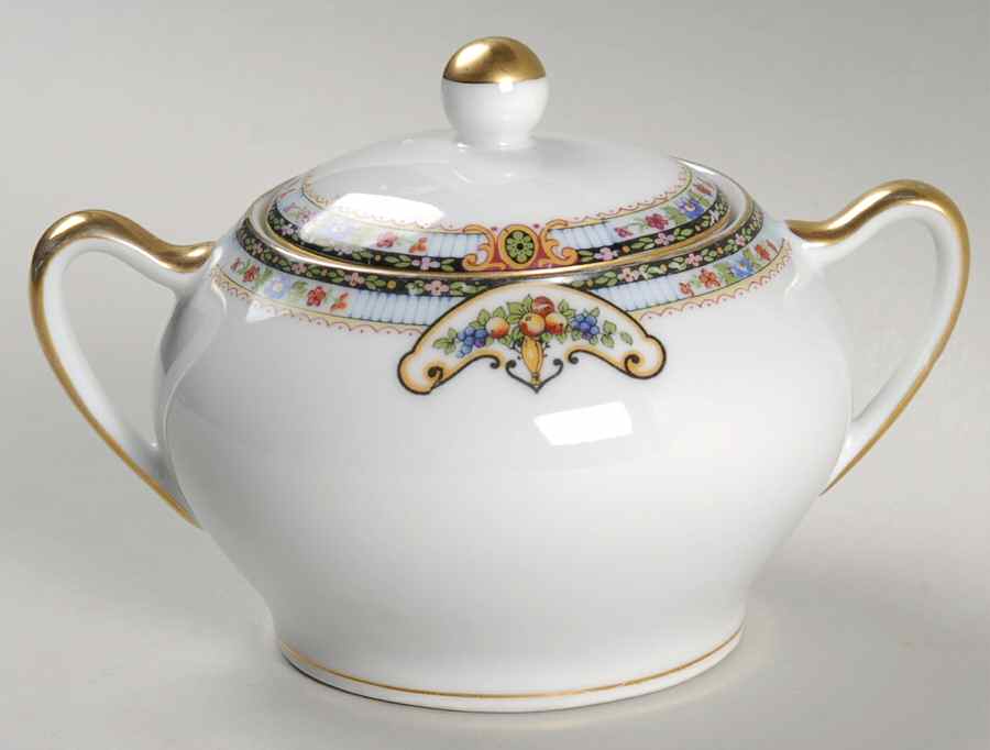 Hope Sugar Bowl & Lid by Royal Schwarzburg-1