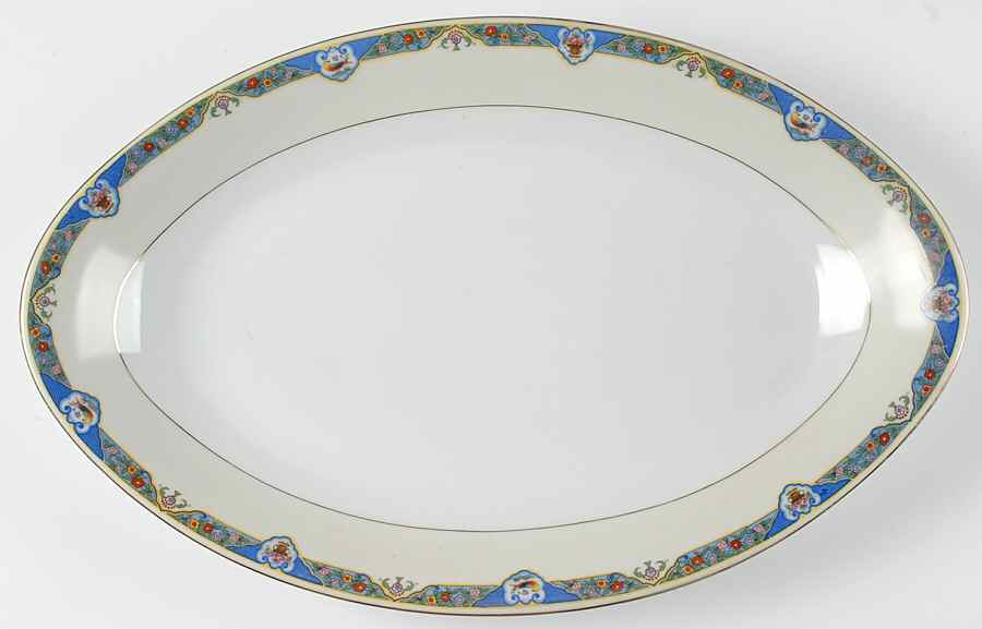 Joy 18" Oval Serving Platter by Royal Schwarzburg-1