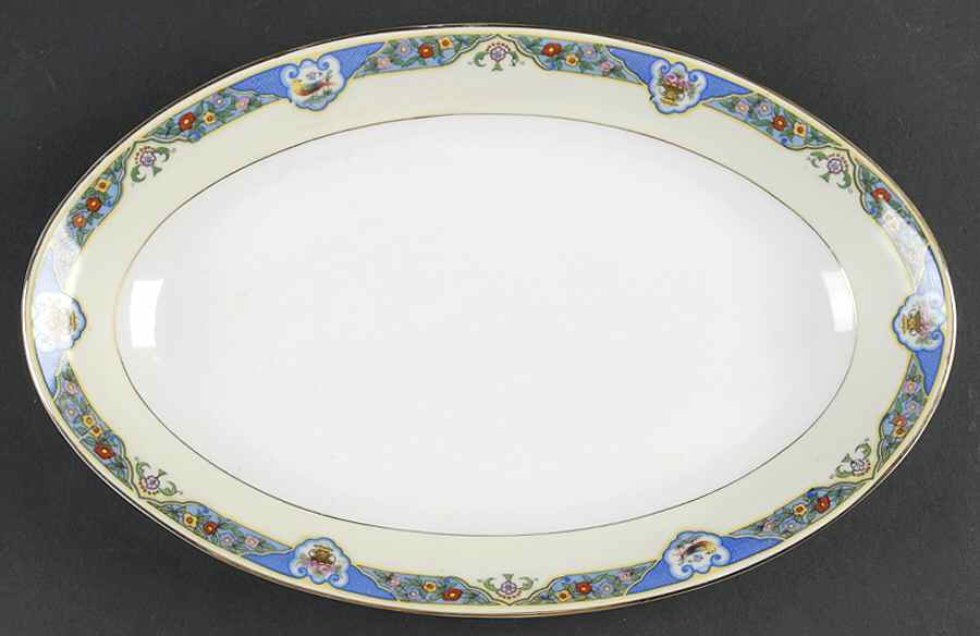 Joy 11" Oval Serving Platter by Royal Schwarzburg-1
