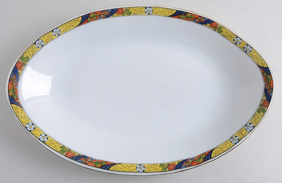 Mandalay 15" Oval Serving Platter by Royal Schwarzburg-1