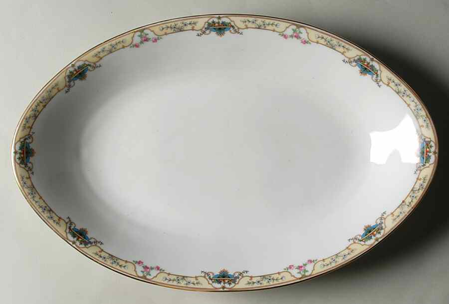 Martia 15" Oval Serving Platter by Royal Schwarzburg-1