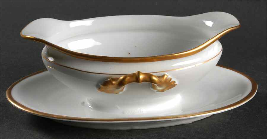 Midas Gravy Boat with Attached Underplate by Royal Schwarzburg-1