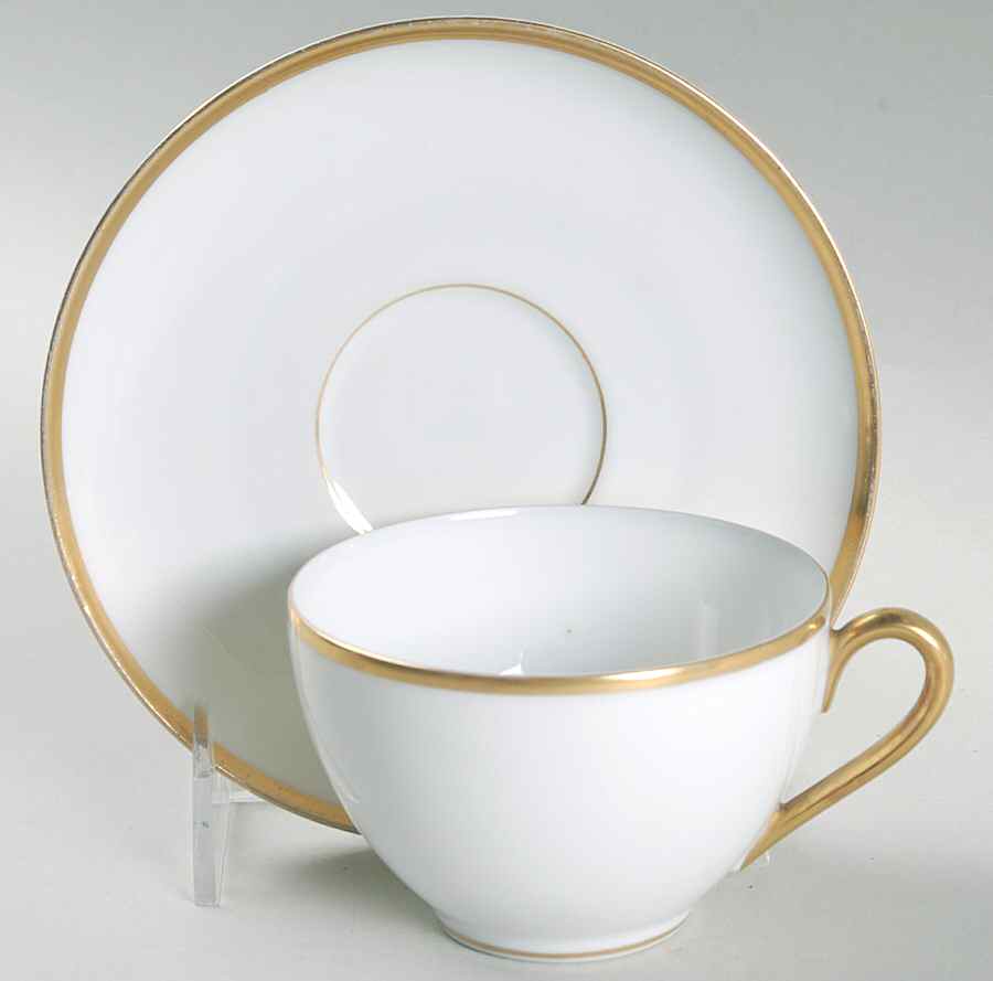 Midas Flat Cup & Saucer Set by Royal Schwarzburg-1