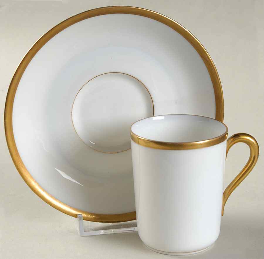 Midas Flat Demitasse Cup & Saucer Set by Royal Schwarzburg-1