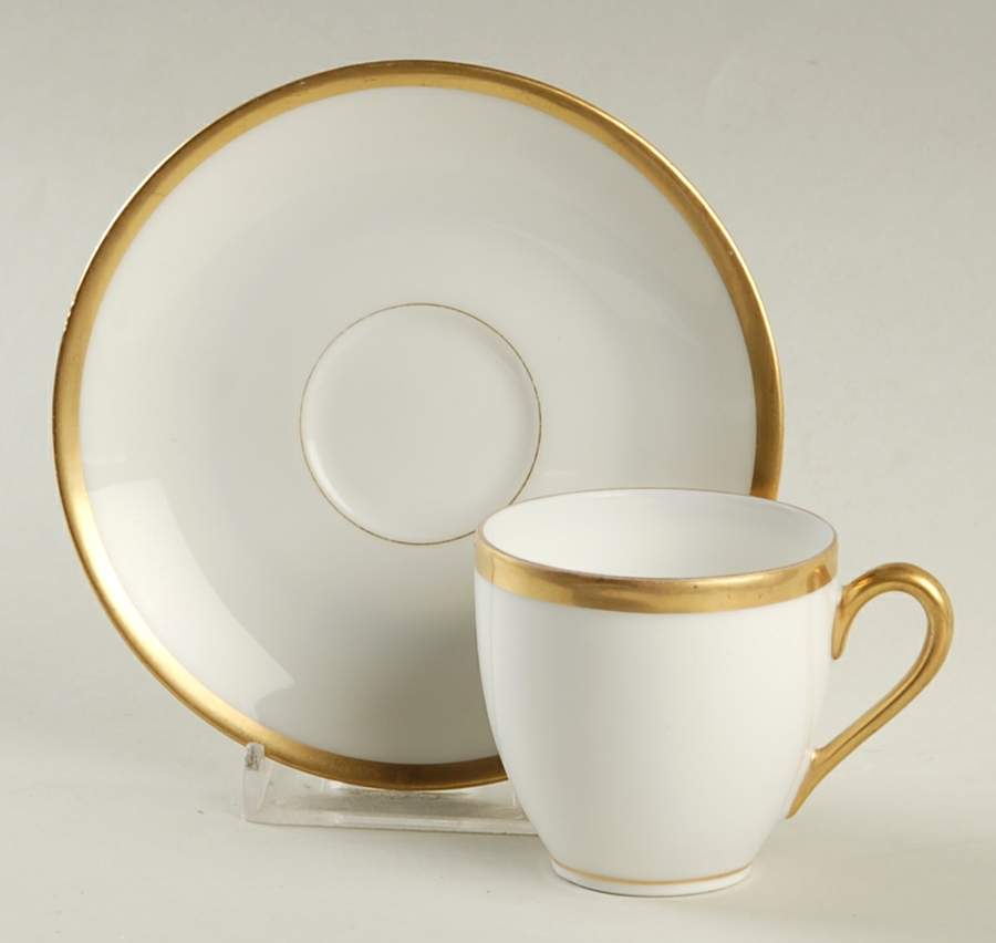 Midas Flat Demitasse Cup & Saucer Set by Royal Schwarzburg-1