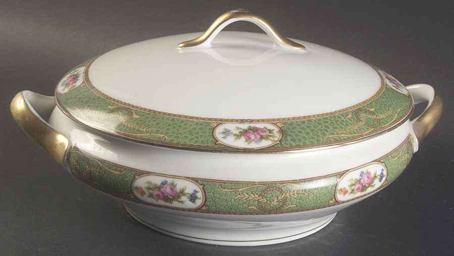 Shagreen Round Covered Vegetable by Royal Schwarzburg-1