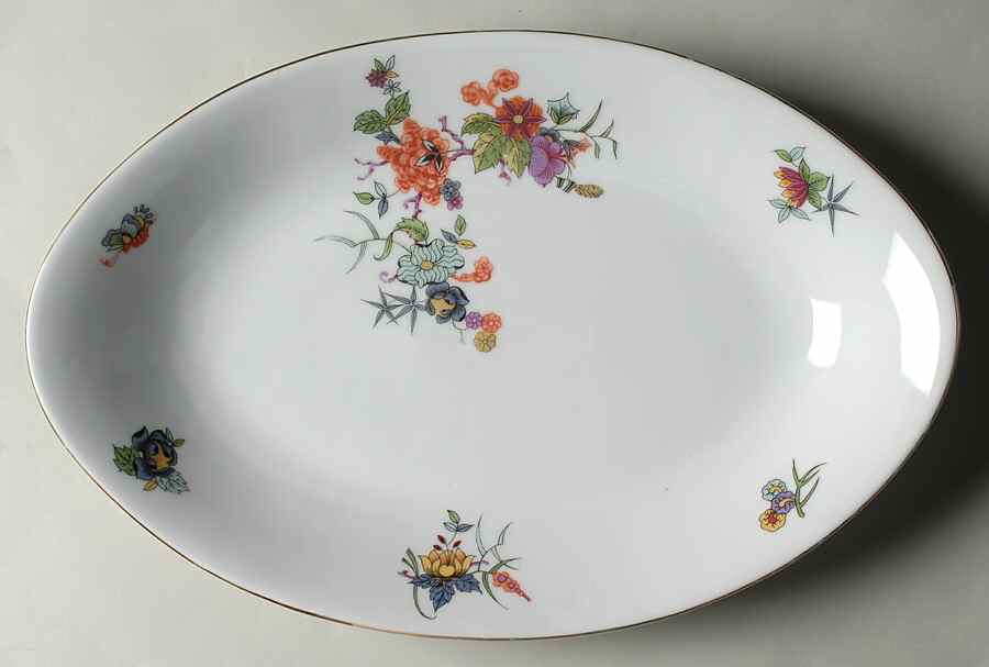 Tanglewood 15" Oval Serving Platter by Royal Schwarzburg-1