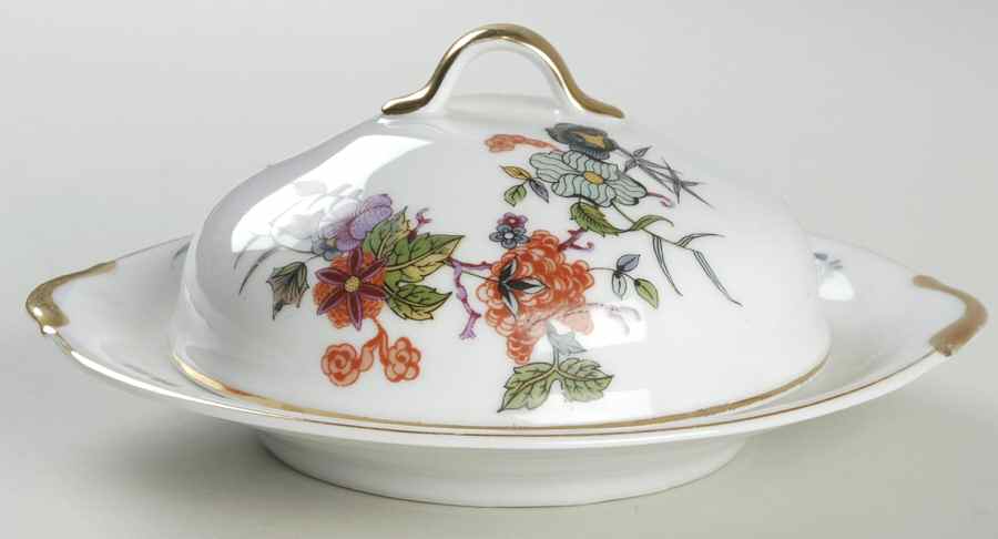 Tanglewood Round Covered Butter by Royal Schwarzburg-1