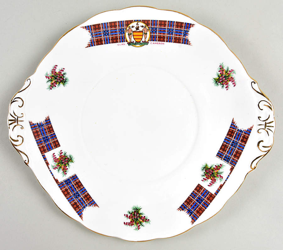 Bonnie Scotland Handled Cake Plate by Royal Standard-1