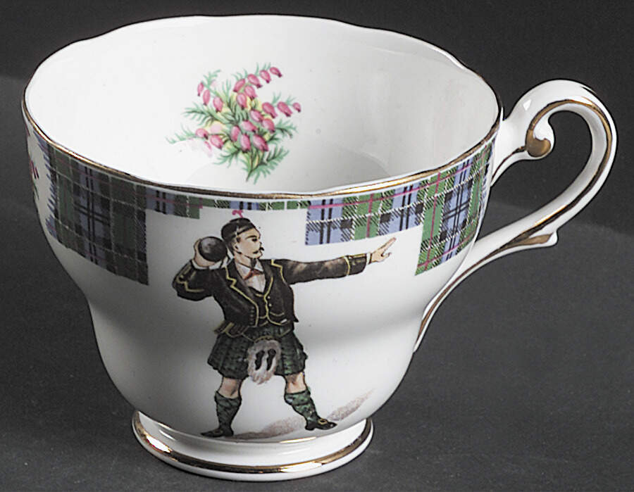 Bonnie Scotland Cup for Dessert Plate & Cup Set by Royal Standard-1