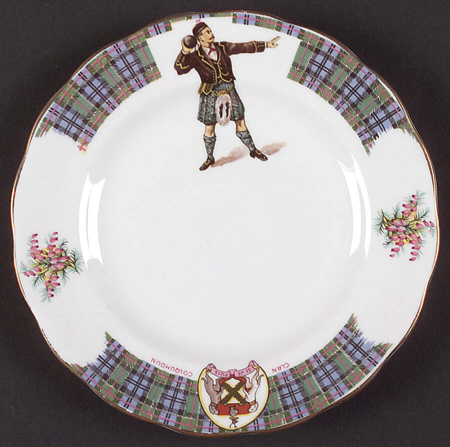 Bonnie Scotland Bread & Butter Plate by Royal Standard-1