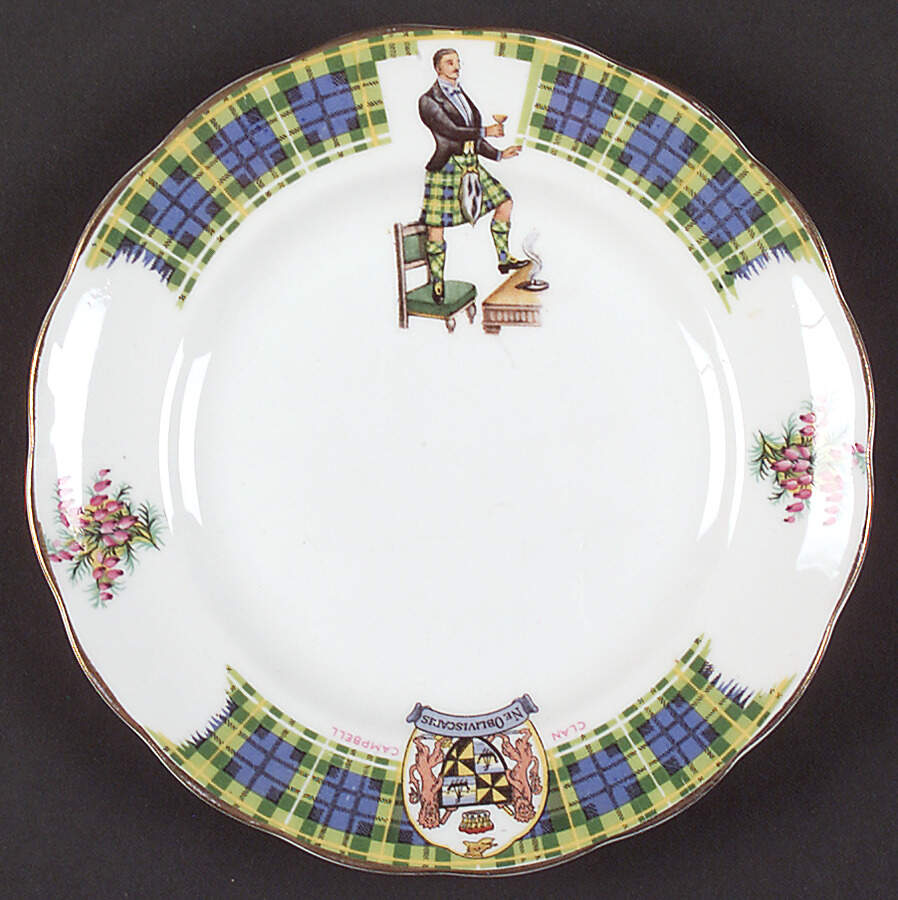Bonnie Scotland Bread & Butter Plate by Royal Standard-1