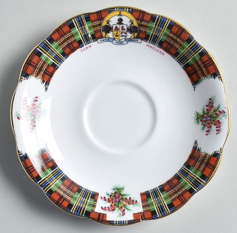 Bonnie Scotland Saucer for Footed Cup by Royal Standard-1