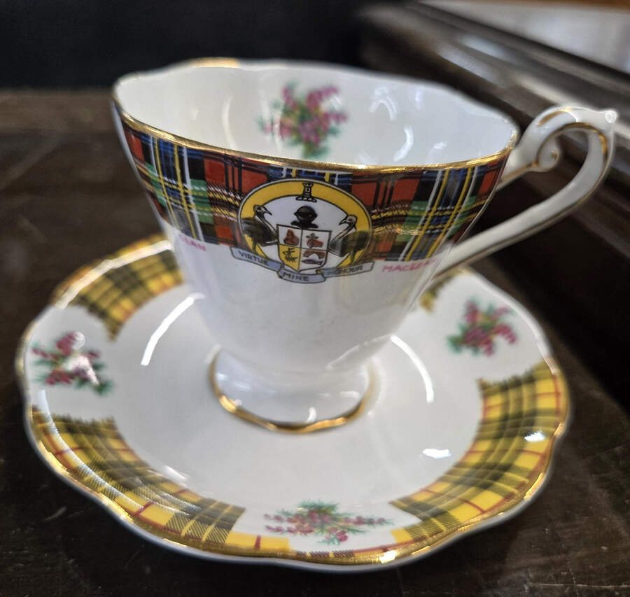 Bonnie Scotland Saucer for Footed Cup by Royal Standard-1