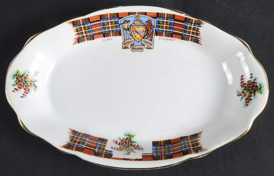 Bonnie Scotland 8" Oval Tray by Royal Standard-1